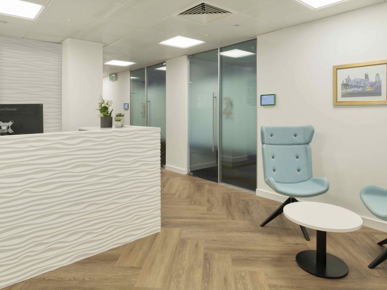 Reception area