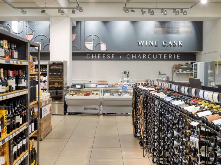 cheese and wine area