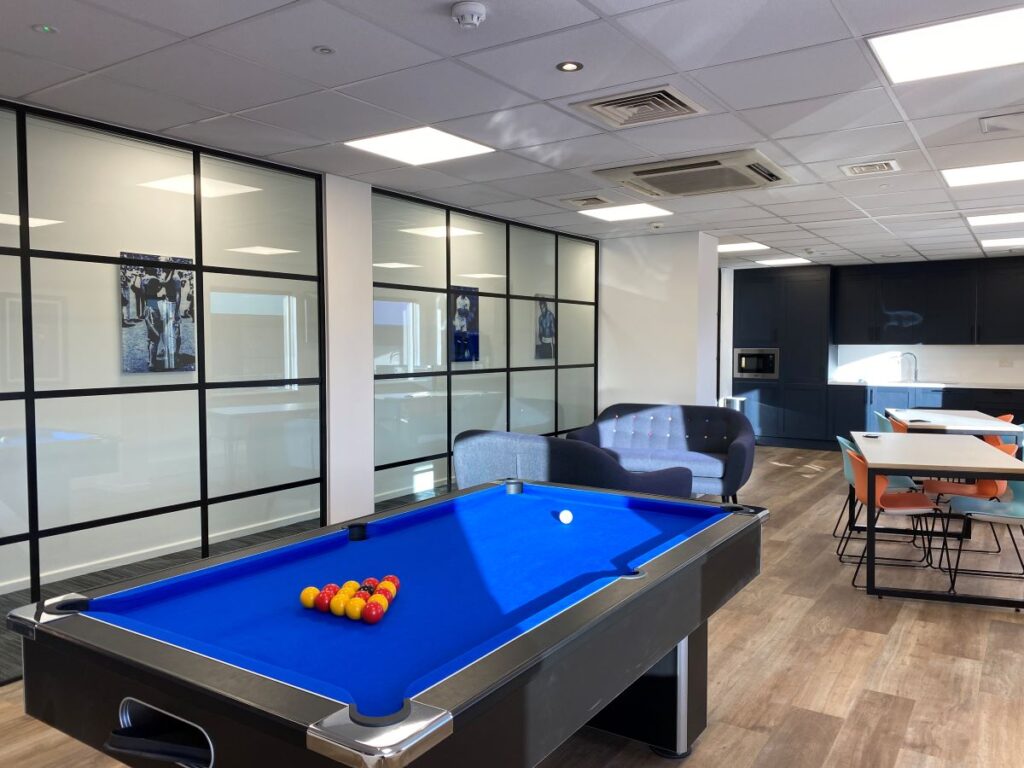 Chill out area at AVK Maidenhead